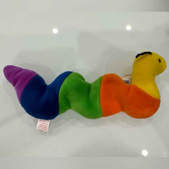 VTG Inch Worm TY original beanie baby RETIRED Errors misprints 1995 Rare Tag - Picture 6 of 6